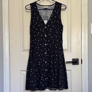Universal Thread Navy Button-Front Dress